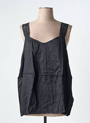 Top negru CREAM femeie