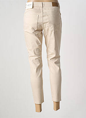 Pantalon 7/8 elasticitate mărime normală bej CREAM femeie