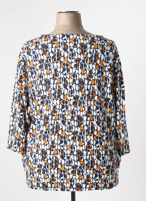 Tricou mâneci 3/4 mâneci 3/4 albastru BARBARA LEBEK femme