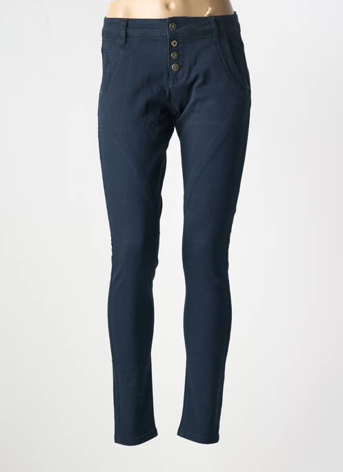 Blugi skinny albastru CREAM femeie