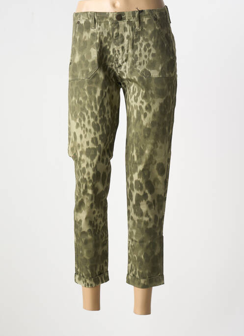 Pantalon 7/8 verde EVA KAYAN femeie