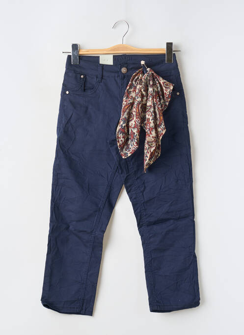 Pantalon trei sferturi albastru CREAM femeie