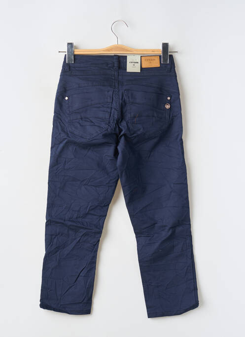 Pantalon trei sferturi albastru CREAM femeie