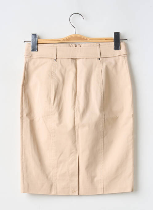 Fustă scurtă bej MORGAN femeie