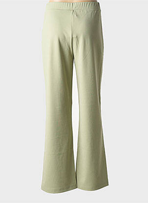 Pantalon evazat elasticitate talie înaltă verde CREAM femeie