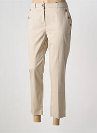 Pantalon chino talie joasă talie joasă bej JULIE GUERLANDE femme