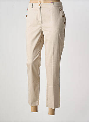 Pantalon chino bej JULIE GUERLANDE femeie