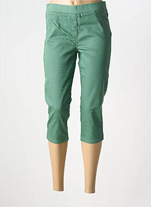 Pantalon trei sferturi elasticitate mărime normală verde CONCEPT K femeie