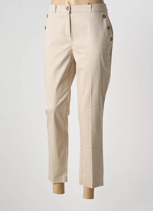 Pantalon chino bej JULIE GUERLANDE femeie