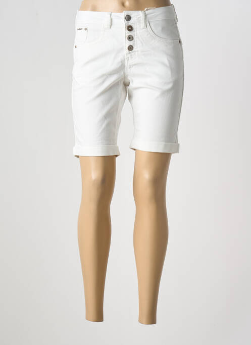 Bermudă alb CREAM femeie