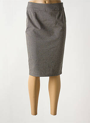 Fustă midi negru GEVANA femeie