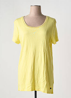 Tunică mâneci scurte galben C'EST BEAU LA VIE femeie