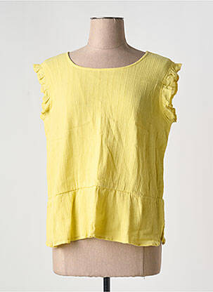 Top galben C'EST BEAU LA VIE femeie