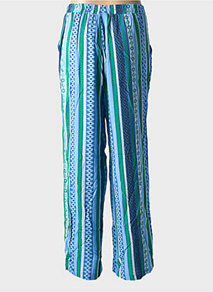 Pantalon larg țesătură poplin mărime normală albastru ONLY CARMAKOMA femeie