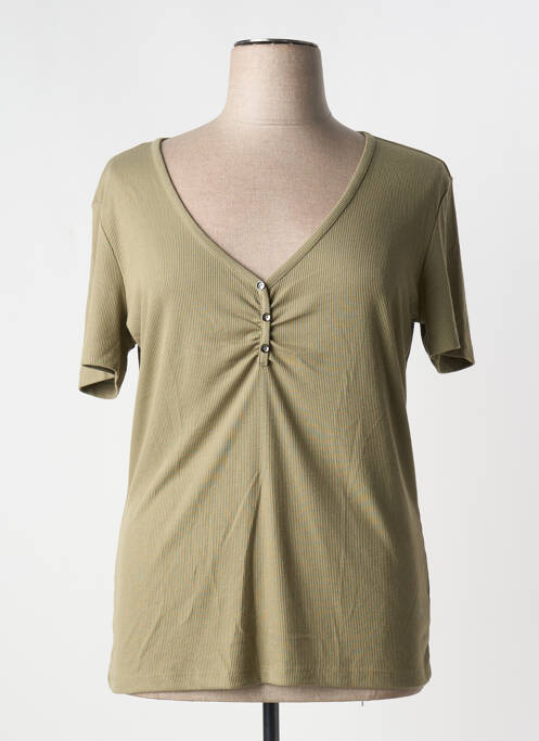 Tricou verde ONLY CARMAKOMA femeie