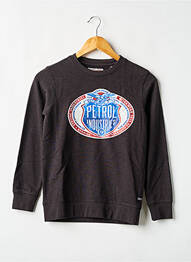 Hanorac serigrafie flockată mâneci lungi negru PETROL INDUSTRIES garcon