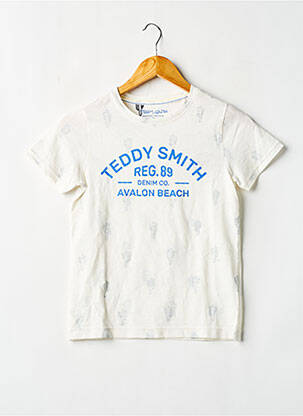 Tricou alb TEDDY SMITH băiat