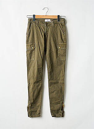 Pantalon cargo buzunare mărime normală verde LE TEMPS DES CERISES femeie