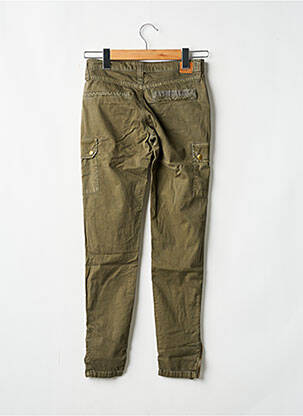Pantalon cargo buzunare mărime normală verde LE TEMPS DES CERISES femeie