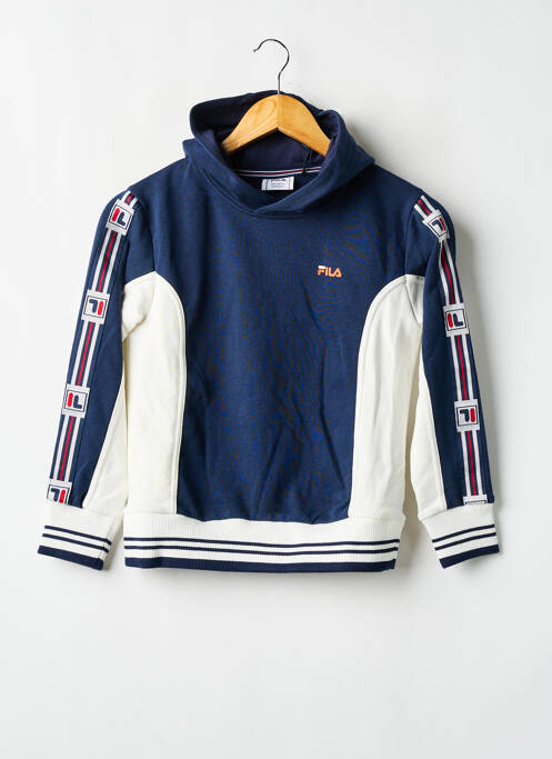 Hanorac cu glugă albastru FILA băiat