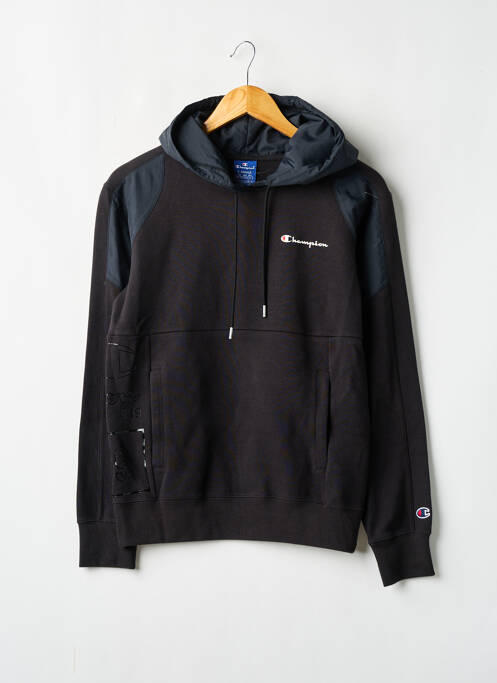 Hanorac cu glugă negru CHAMPION bărbat