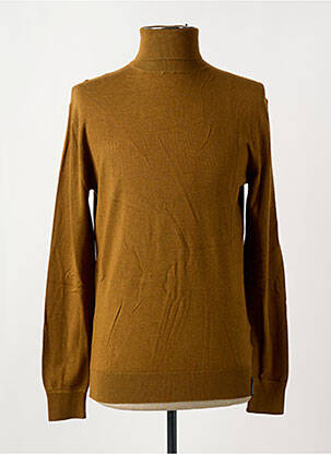 Pulover cu guler înalt maro SCOTCH & SODA bărbat