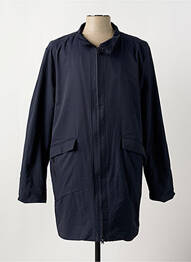 Trench țesătură poplin fără glugă albastru SELECTED homme