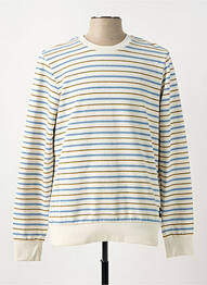 Pulover guler rotund mâneci lungi alb SCOTCH & SODA bărbat