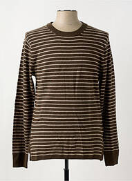 Pulover guler rotund mâneci lungi maro SCOTCH & SODA bărbat