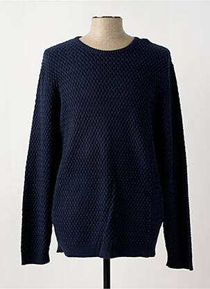 Pulover albastru KNOWLEDGE COTTON APPAREL bărbat