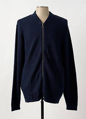 Vestă cu mâneci lungi albastru KNOWLEDGE COTTON APPAREL bărbat