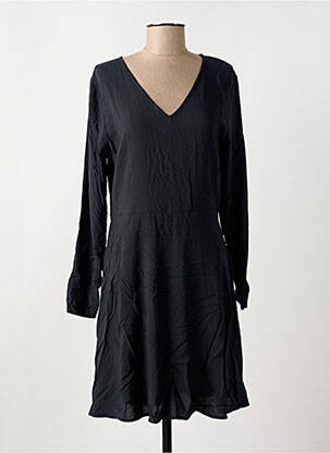Rochie midi mâneci lungi mâneci lungi negru ICHI femeie
