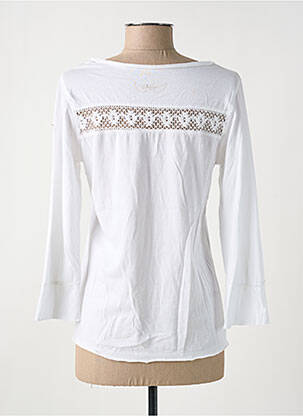 Tricou mâneci 3/4 mâneci 3/4 alb BREIZH ANGEL femeie