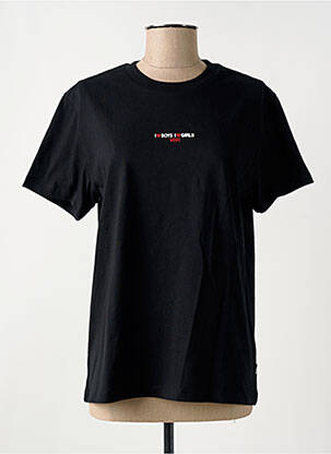 Tricou serigrafie mâneci scurte negru VANS femeie