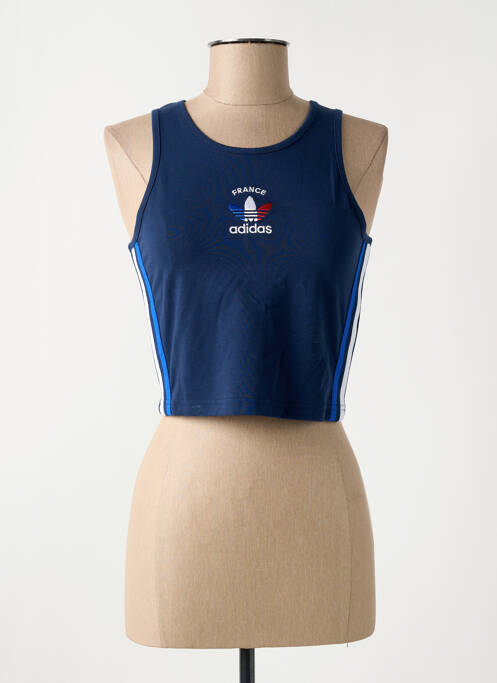 Top albastru ADIDAS femeie