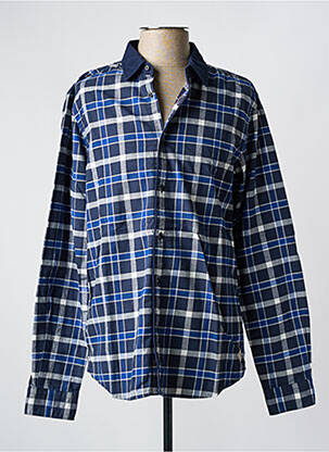 Cămașă cu mâneci lungi imprimeu fantezie albastru SCOTCH & SODA bărbat