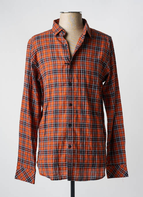 Cămașă cu mâneci lungi maro DSTREZZED bărbat