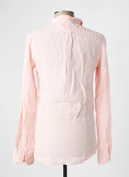 Cămașă cu mâneci lungi roz KNOWLEDGE COTTON APPAREL bărbat