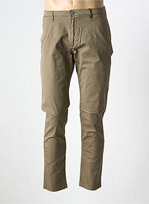 Pantalon chino elasticitate mărime normală verde RECYCLED ART WORLD bărbat