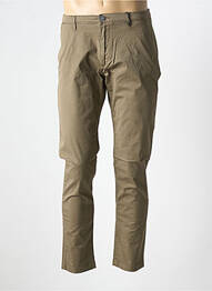 Pantalon chino elasticitate mărime normală verde RECYCLED ART WORLD bărbat