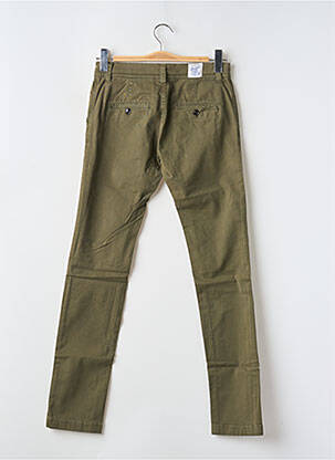 Pantalon chino elasticitate mărime normală verde DONOVAN bărbat