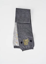 Eșarfă broderie gri IKKS băiat