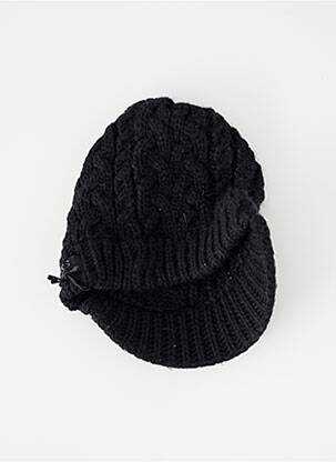 Căciulă tricot gros negru IKKS copil