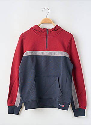 Hanorac cu glugă roșu TEDDY SMITH băiat