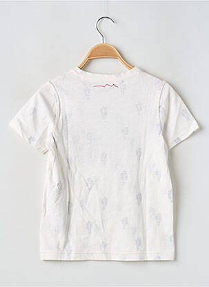 Tricou imprimeu fantezie mâneci scurte alb TEDDY SMITH băiat