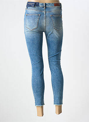 Blugi skinny efect uzat decolorat mărime normală albastru LTB femeie