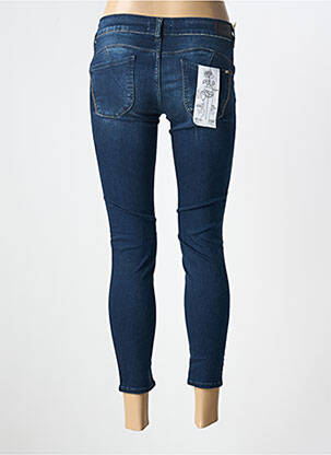 Blugi skinny elasticitate talie joasă albastru LE TEMPS DES CERISES femeie