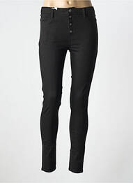 Blugi skinny talie înaltă talie înaltă negru TEDDY SMITH femeie