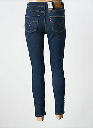 Blugi skinny țesătură brută talie înaltă albastru LEVI'S femeie