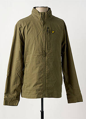 Jachetă vânt buzunare cu glugă verde LYLE & SCOTT bărbat